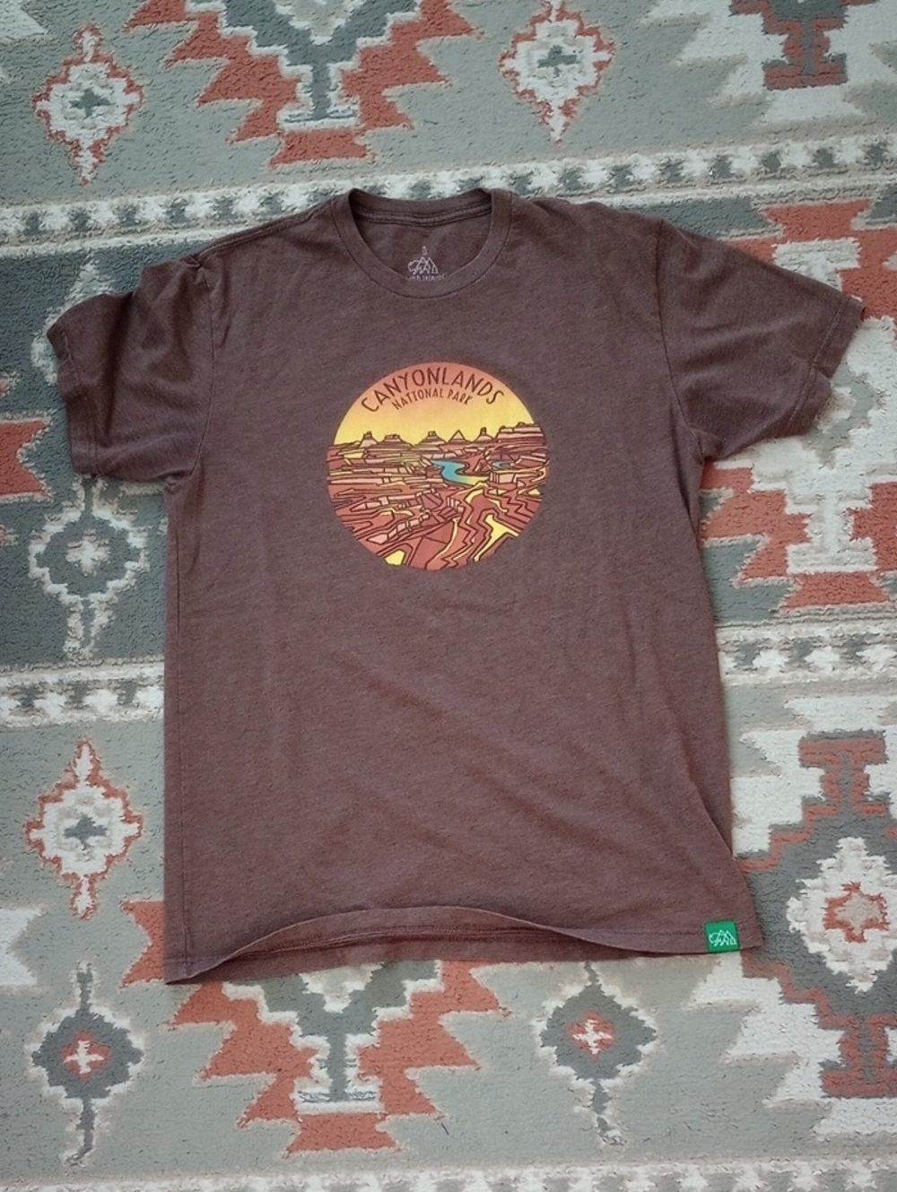 Canyonlands Graphic Crew Tee in Brown